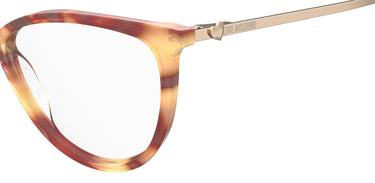 Premium Women Moschino Love Model Eyeglasses: MOL588 - Havana 2- SpecSMART Eye Clinic (Zoom View)